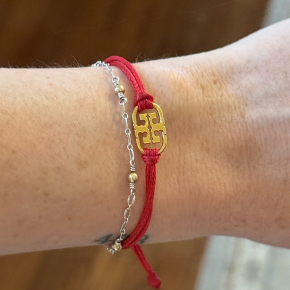 Tory Burch Red String Bracelet - Picture 2 of 4
